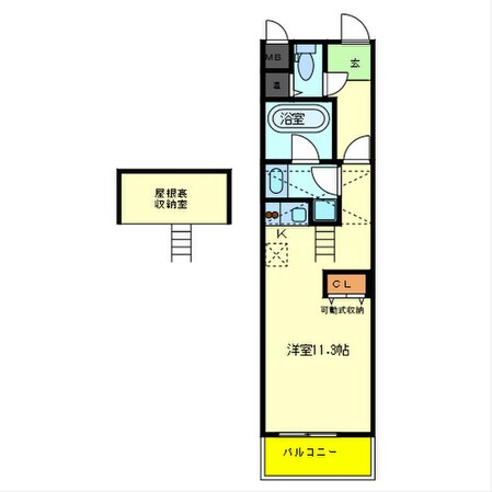 聚楽荘立花の物件間取画像